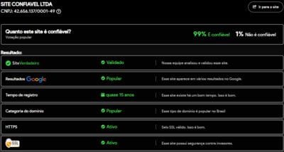 Site verificado e verdadeiro:3030com